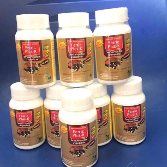 1 hộp Ferric Plus-K Vitamins cho chó và mèo