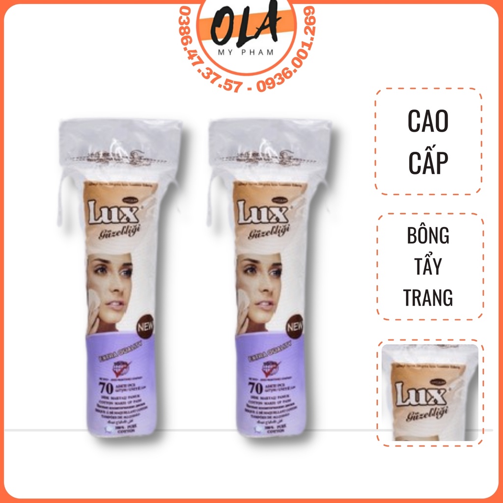 Bông tẩy trang cao cấp LUX - mỹ phẩm ola