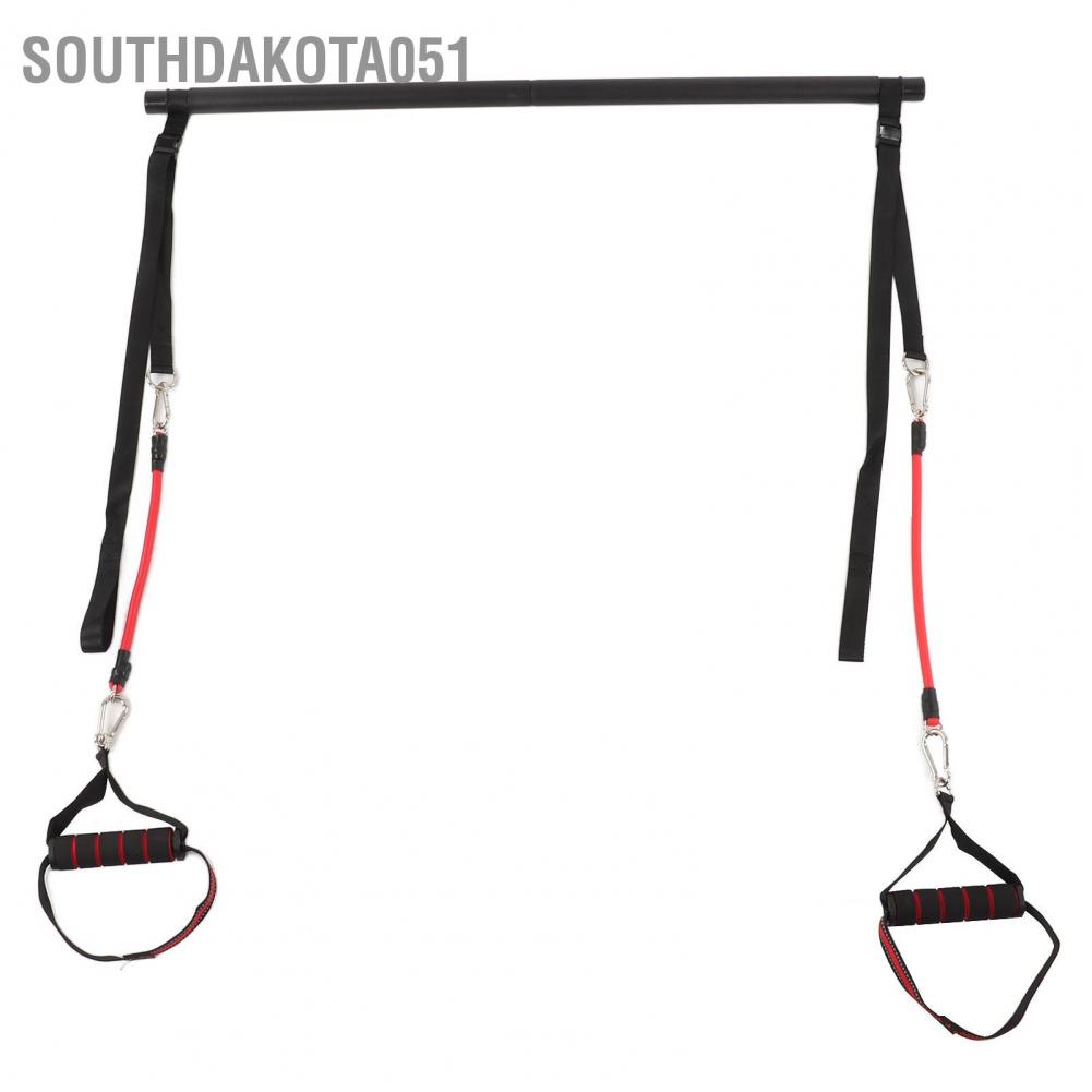Hàng Sẵn Gậy Pilates Đa Năng - Thanh tập Pilates đa năng với dây đeo kháng lực Thiết bị thể dục Yoga【Southdakota051】