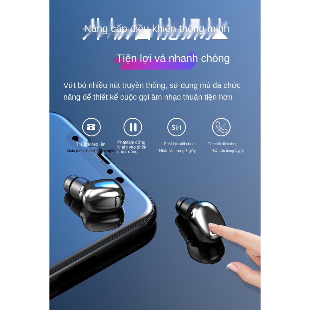 Tai Nghe Bluetooth5.0Không Dây Mini Siêu Nhỏ Tai ChoiPhone7/8pIn-ear6sTaiX7plusTaioppoTai Thể Thao Chạy Bài Hát Luyên Ng