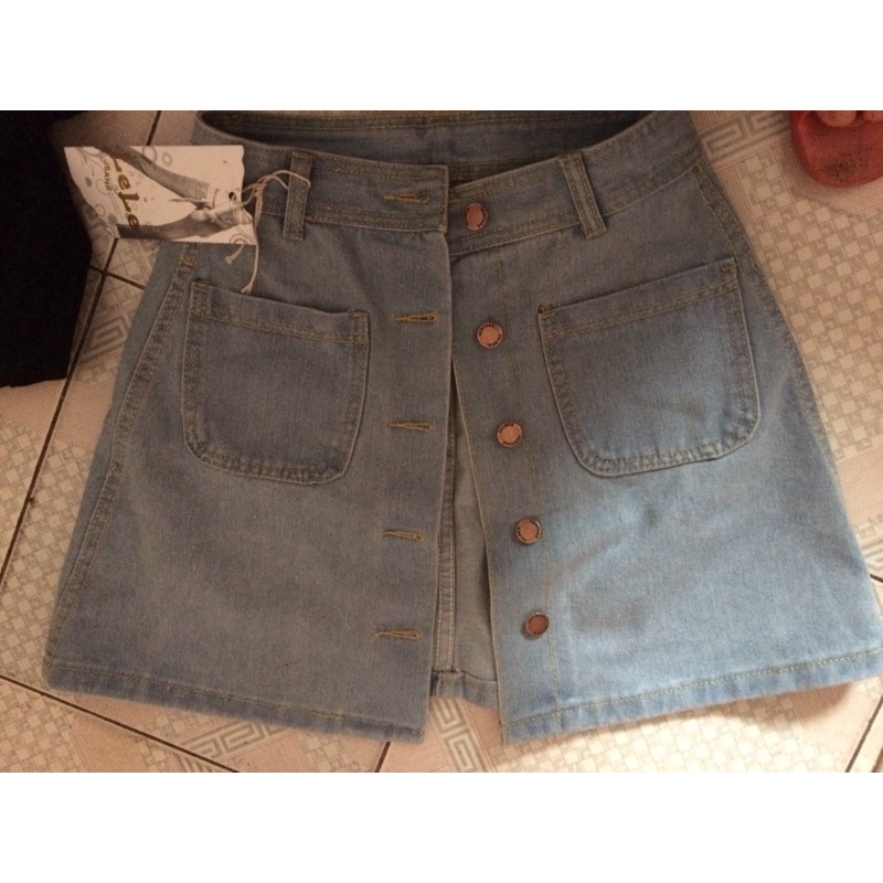 IELGY     Chân Váy Chữ A Lưng Cao Phong Cách Hàn Quốc Cho Học Sinh