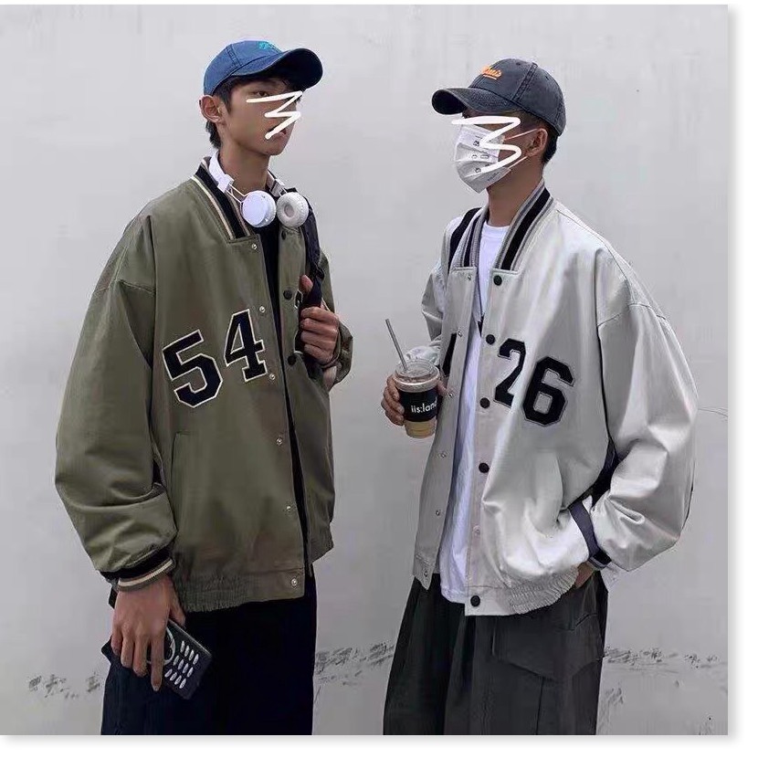 ÁO KHOÁC BOMBER NAM, ÁO KHOÁC GIÓ BÓNG CHÀY PHỐI CHỮ SỐ VIỀN CỔ PHONG CÁCH THỜI TRANG CÁ TÍNH SÀNH ĐIỆU | BigBuy360 - bigbuy360.vn