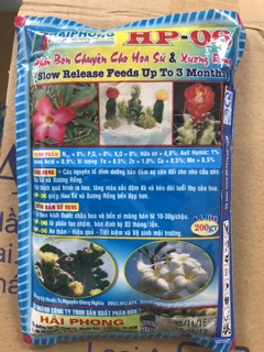 phân bón dùng cho Hoa Sứ và Xương Rồng Bộ 3 gói