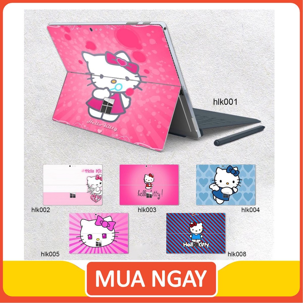 Miếng Skin dán hình Hello Kitty cho Surface cá tính(ib mã máy cho shop)