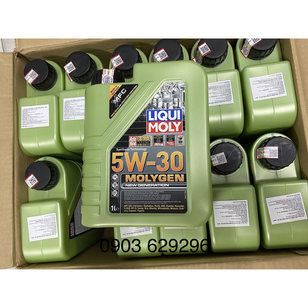 Dầu nhớt Liqui Moly Molygen 5W30 9047 SN/CF 1lít 100% Tổng hợp