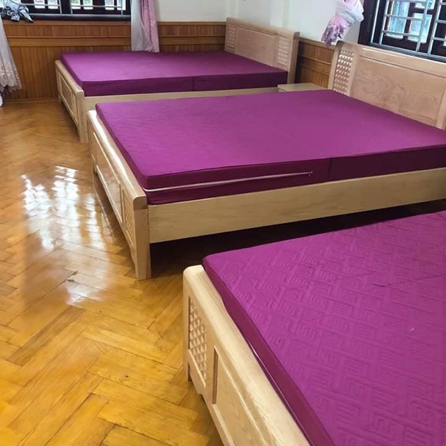 Vỏ bọc đệm trần bông dành cho đệm gấp 3 khúc có khóa kéo mặt trần bông như mặt ga Rất êm ái tiện lợi êm ái ấm áp