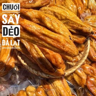 Chuối Sấy Dẻo Đà Lạt Không Đường Lon 500Gr