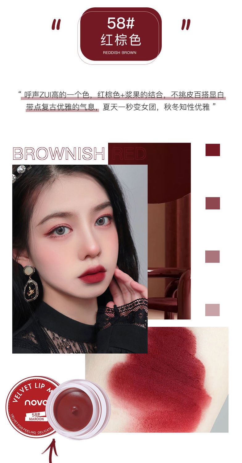 (Hàng Mới Về) Son Môi Novo 2 Trong 1 Giúp Dưỡng Ẩm Cao Cấp | BigBuy360 - bigbuy360.vn