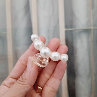 Kẹp tóc đính hạt thời trang (4.5cm)