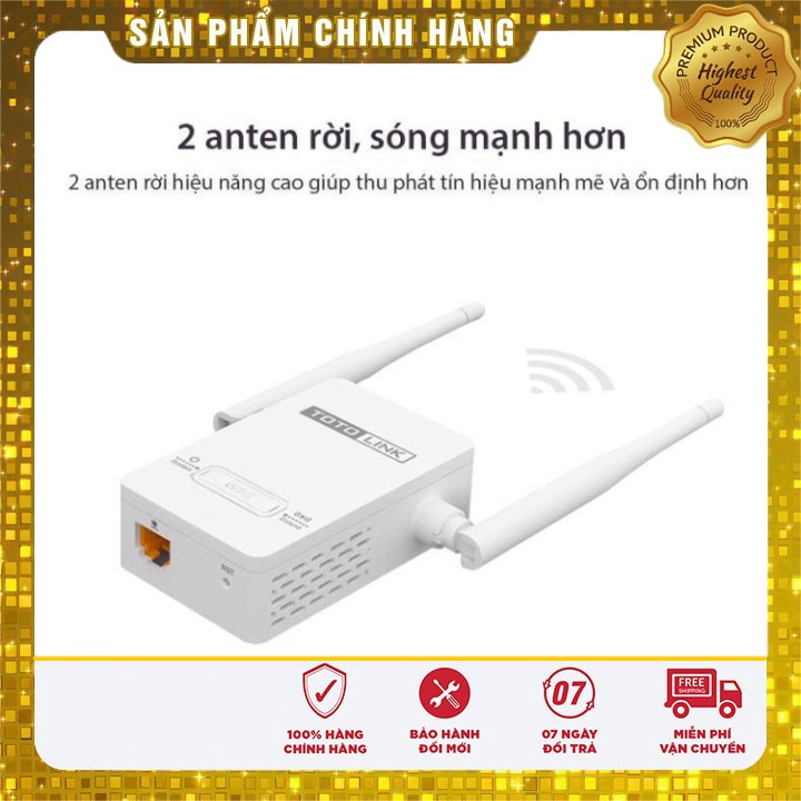 [ SIÊU RẺ ] Bộ khuếch đại wifi TOTOLINK EX200 - HÀNG CHÍNH HÀNG SIÊU RẺ HÀNG CHÍNH HÃNG