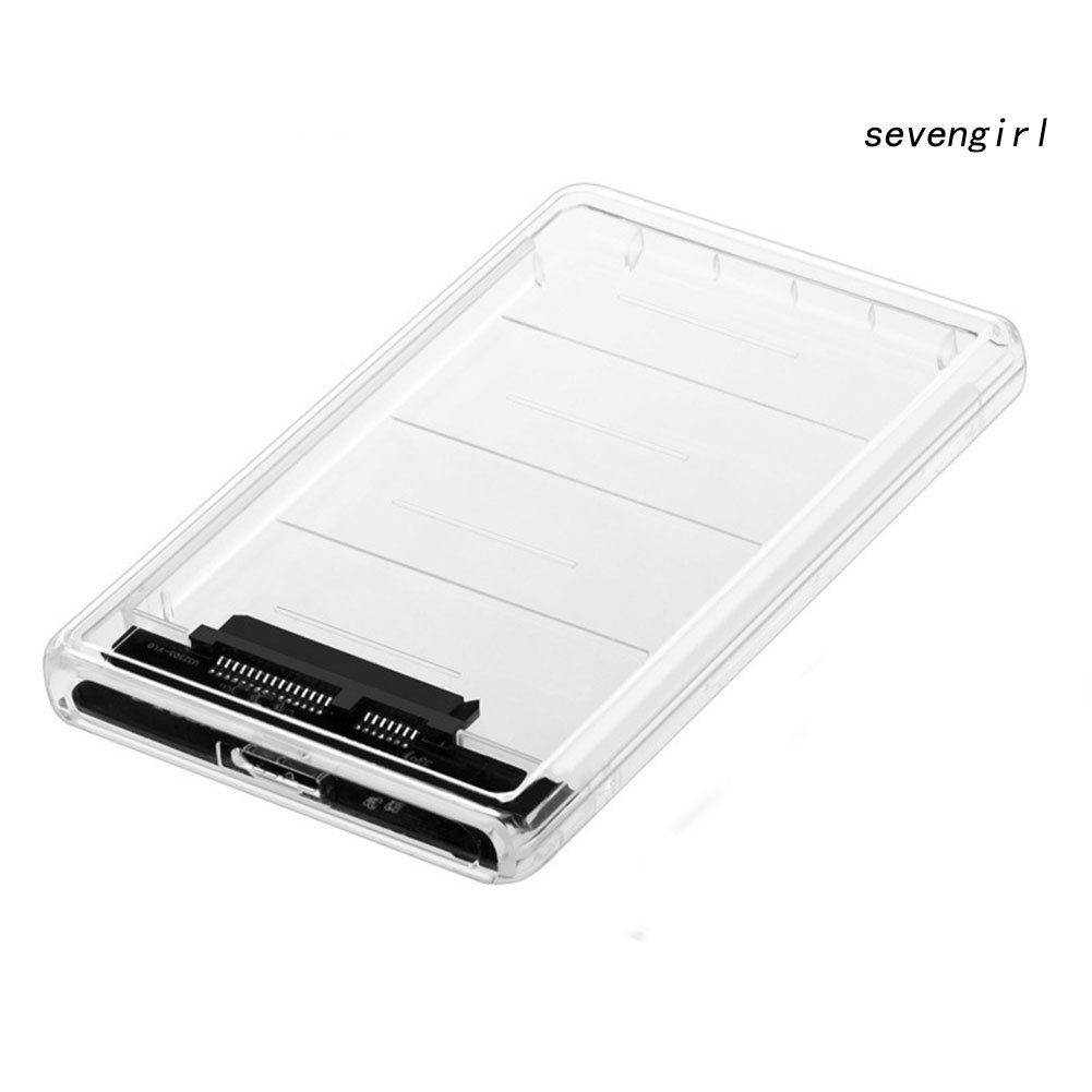 Hộp Đựng Ổ Cứng Trong Suốt 2.5 Inch Sata Sang Usb3.0 | BigBuy360 - bigbuy360.vn