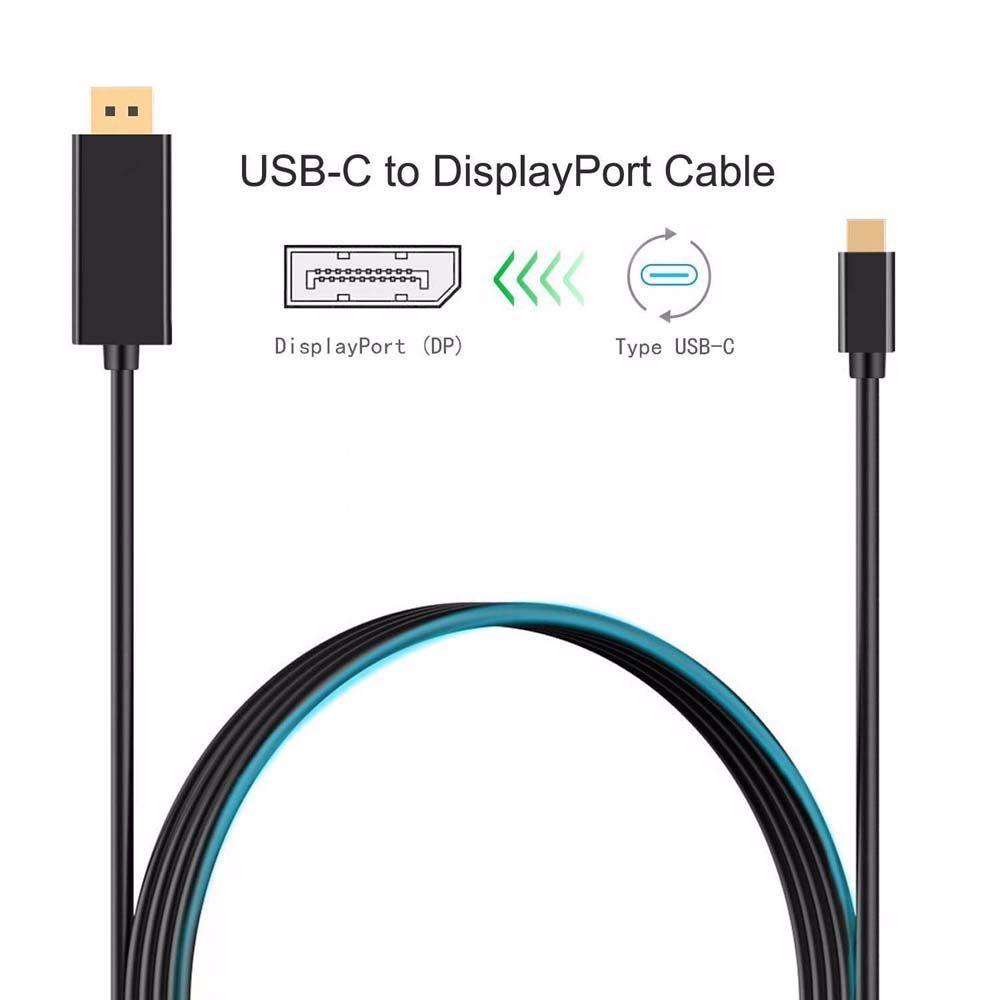 Dây Cáp Chuyển Đổi USB C Sang DP 4K USB 3.1 USB-C