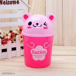 Thùng rác mini để bàn văn phòng dể thương