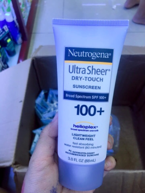 KEM CHỐNG NẮNG NEUTROGENA ULTRA SHEER DRY TOUCH SUNSCREEN BROAD SPECTRUM SPF 45+, 55+, 65+, 70+,85+, 100+