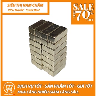 Nam Châm Nam Châm Đất Hiếm Chữ Nhật (Siêu rẻ).