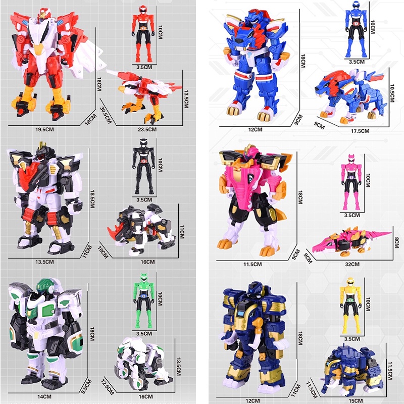 Đồ chơi mô hình Biệt đội Siêu nhân nhí Miniforce 4 Animaltron/Lực lượng nhí, Robot chiến binh thú biến hình