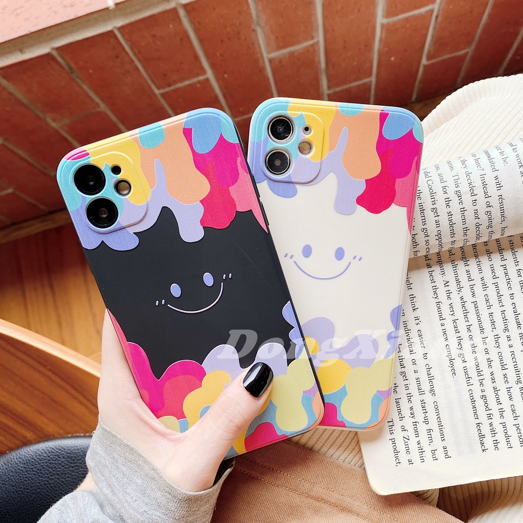 Ốp điện thoại TPU in hình mặt cười cho Redmi Note 10s Note10Pro Note 10 9t X3Nfc M3 Note9S Note9 Note8
