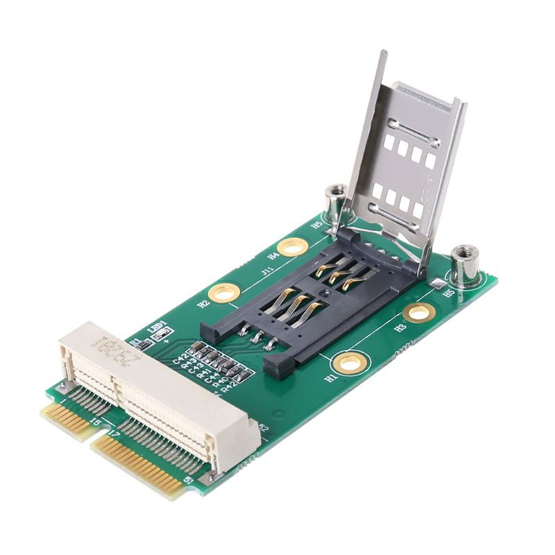 H.S.V✺Mini PCI-E Adapter with SIM Card Slot for 3G/4G WWAN LTE GPS Card Mini PCI-e Adapter