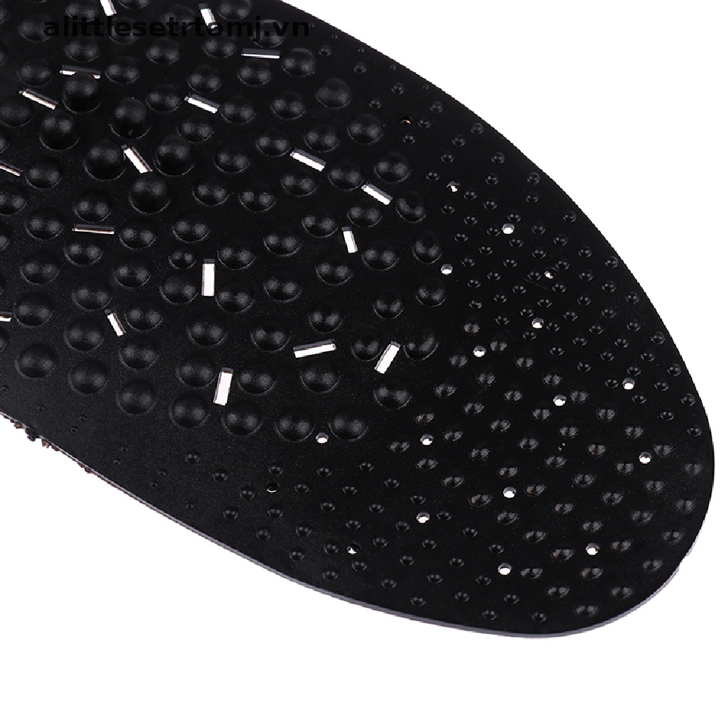 1 Cặp Đế Lót Giày Mát Xa Chân Bấm Huyệt Ion Âm Thoáng Khí