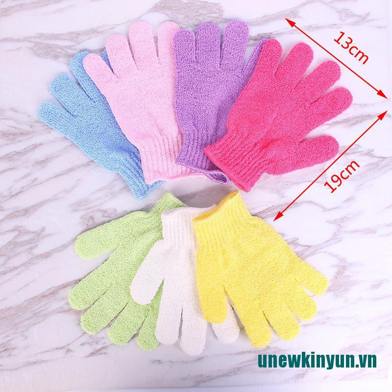 Unewkinyun.vn☀Găng tay đi tắm Bằng Xơ Mướp Giúp Mát Xa Và Tẩy Tế Bào Chết