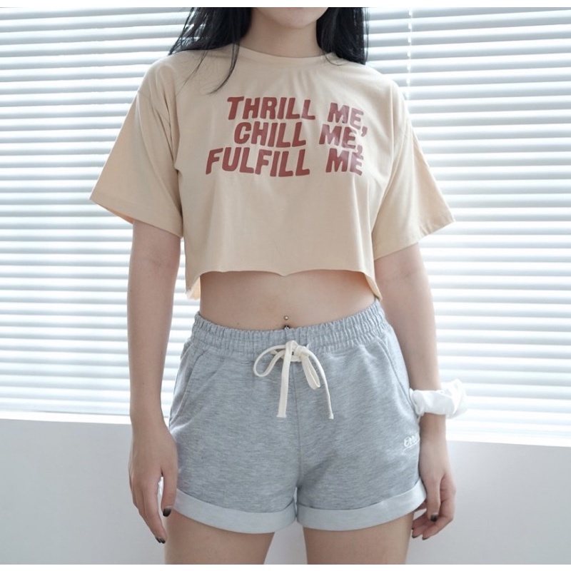 Áo ERRORIST thrill me croptop