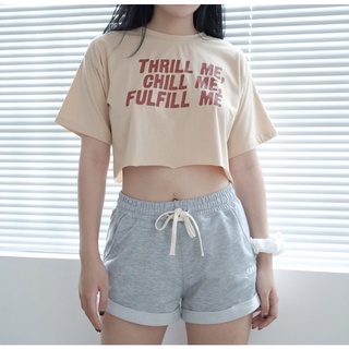 Áo errorist thrill me croptop