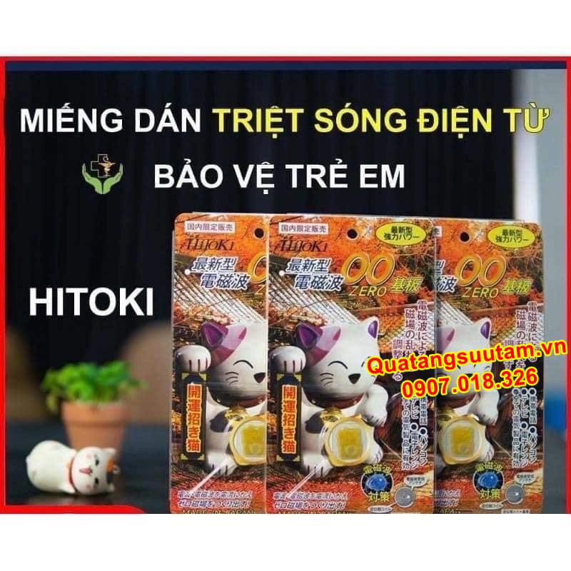 Chip Ngăn Bức Xạ Điện Từ HiToKi Nhật Bản( Mèo Thần Tài) Chính Hãng - GIÁ SĨ