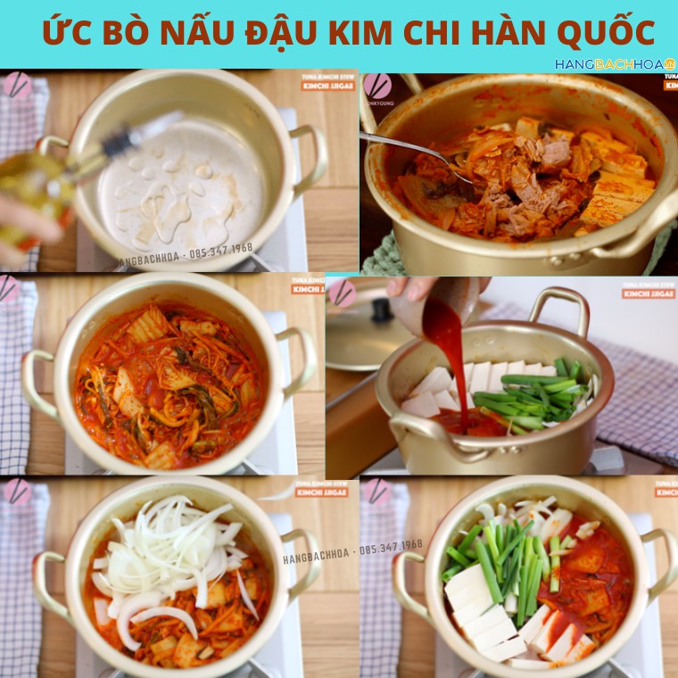 Nồi nhôm vàng cao cấp hàn Quốc 1 tay cầm 18cm, nhập khẩu chính hãng, nồi nấu mì ramen Hàn Quốc EXPO