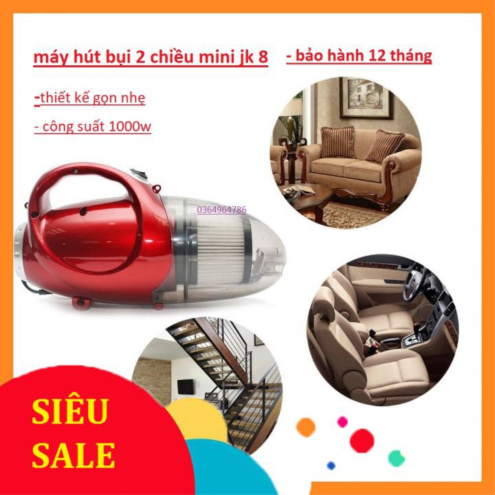 Máy Hút Bụi Mini Cầm Tay 2 Chiều JK-8 1.000W | BigBuy360 - bigbuy360.vn