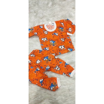 Bộ tay dài quần dài thun lạnh cho bé size nhí