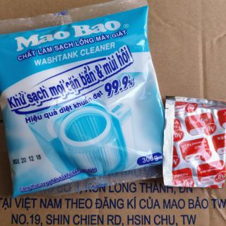 Bột vệ sinh máy giặt Mao Bao (không hộp)