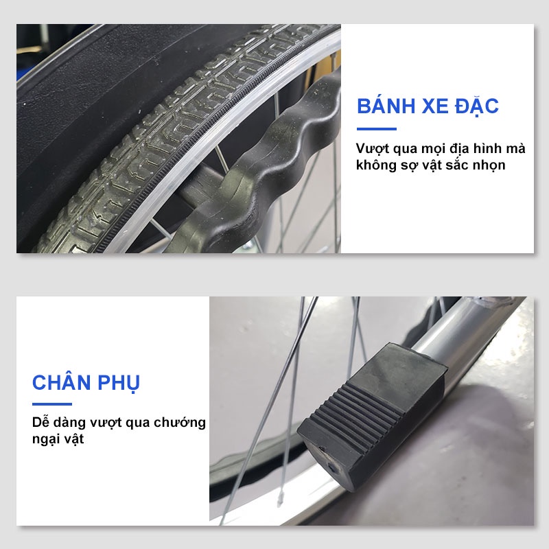 Xe lăn tay cơ bản, giành cho người già, người bị chấn thương, NIKITA S2132
