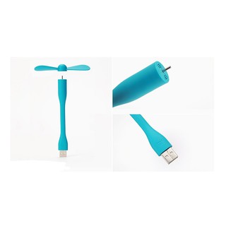 Quạt mini cổng USB uốn dẻo (giao màu ngẫu nhiên)
