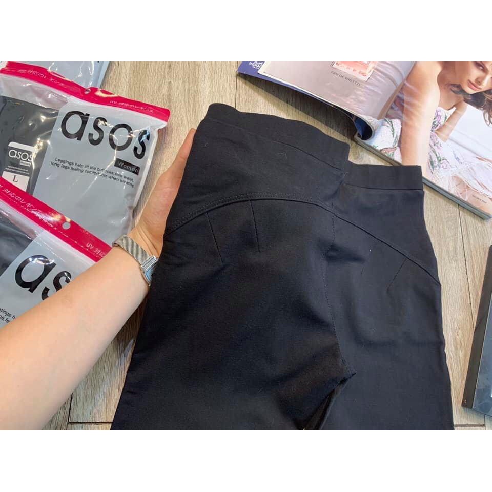 Quần legging nâng mông asos, quần ôm dáng chất cotton co giãn 4 chiều loại 1 (079)