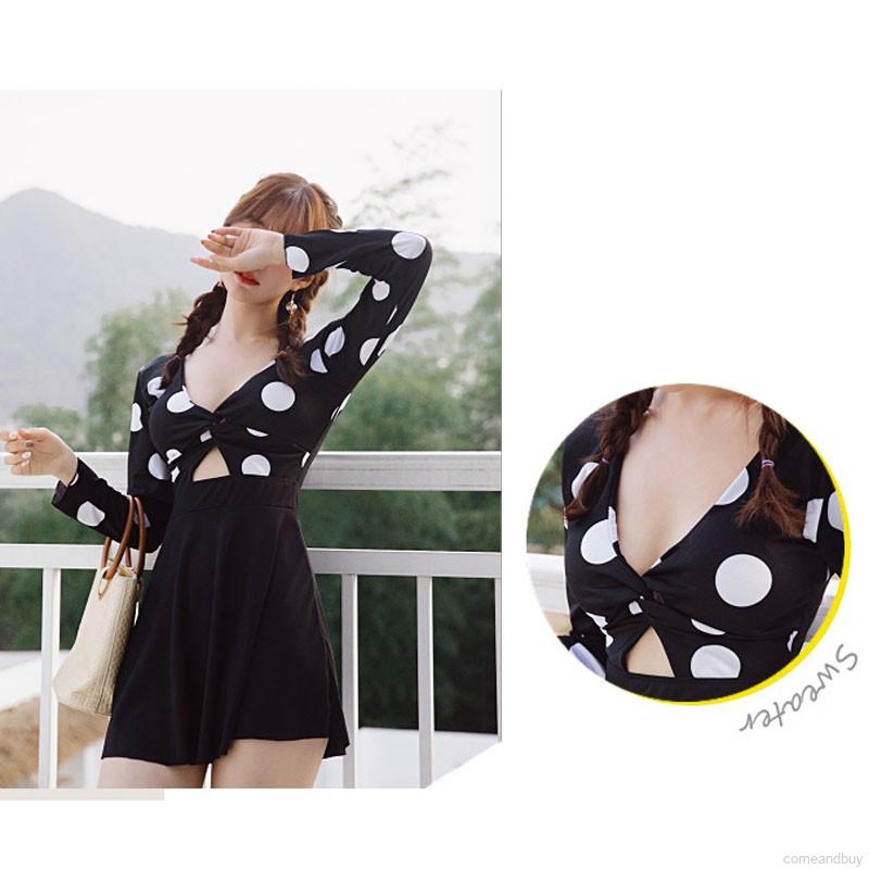 Đồ Bơi Một Mảnh Phong Cách Hàn Quốc Cho Nữ 38-60kg | BigBuy360 - bigbuy360.vn