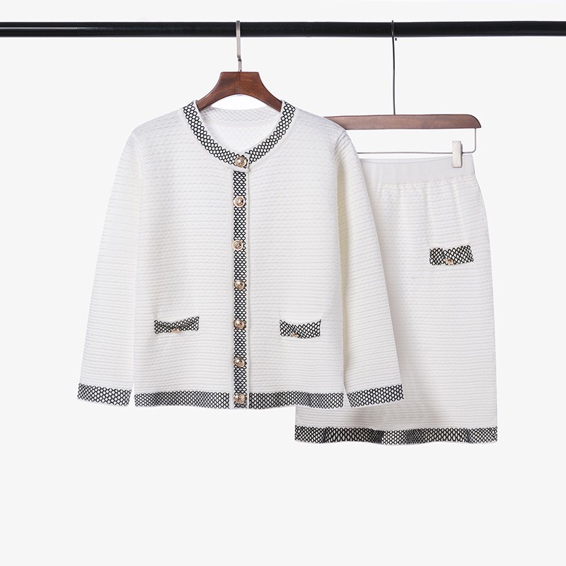 BL9750 - Set áo và chân váy len thu đông hàng nhập