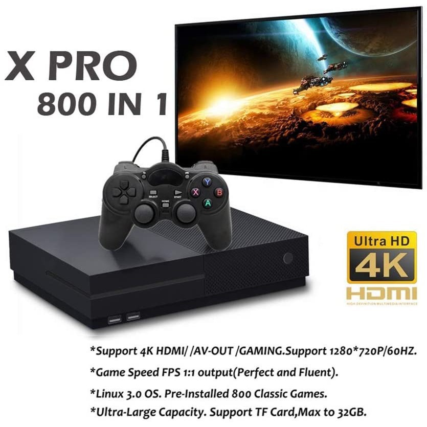 ❌Chơi Là Nghiện❌Máy Chơi Game X PRO Tích Hợp 800 Trò Chơi Game Cổ Điển PS1/ FC/ MD/ SFC/ GB/ GBA/ GBC/ SMS/ GG