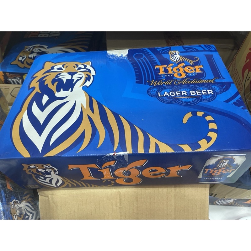 Bia tiger lon 330ml thùng 24 lon