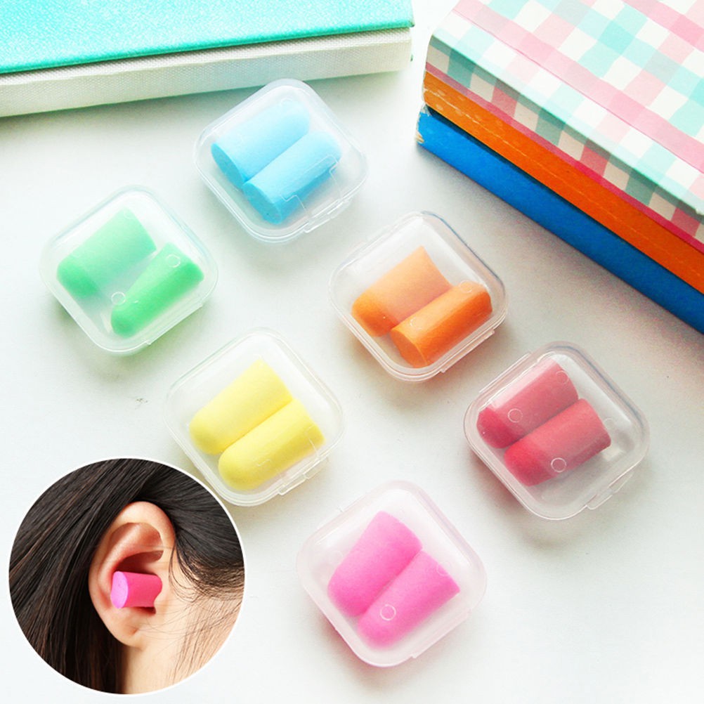Nút Bịt Tai Mềm Chống Ồn Màu Kẹo Ngọt