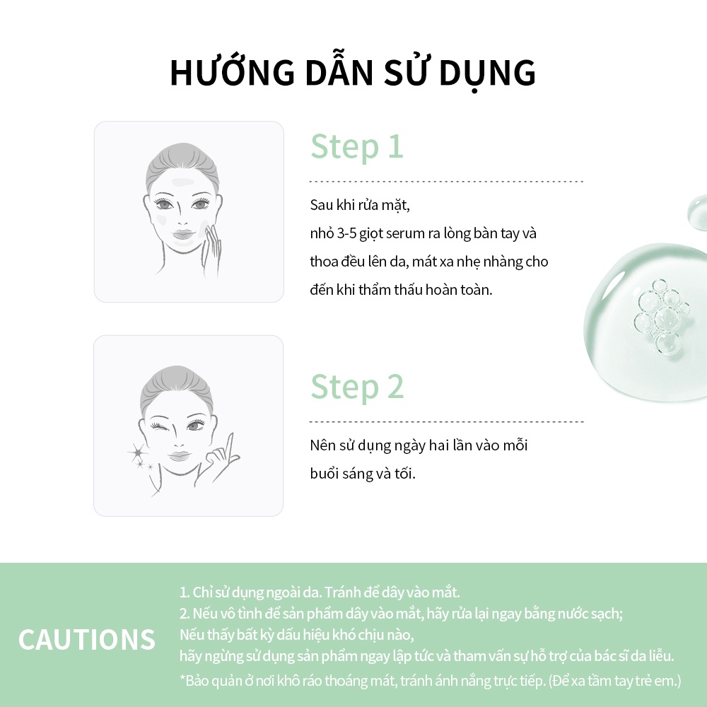 Serum Hỗ trợ giảm mụn Lanbena giảm mụn Dưỡng Ẩm Làm Trắng Kiểm Soát Dầu 30ml