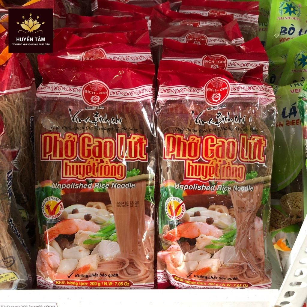 Phở gạo lứt huyết rồng Bích Chi thực phẩm chay CHÍNH HÃNG
