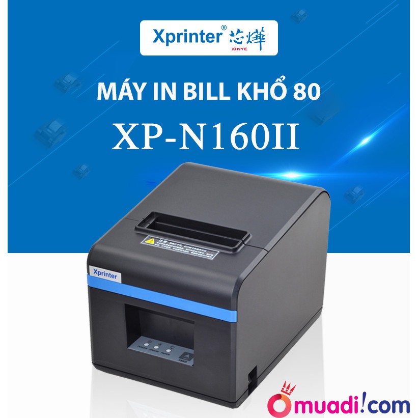 Máy in hóa đơn Xprinter N160II cổng kết nối USB và cổng LAN - Hàng Nhập Khâu