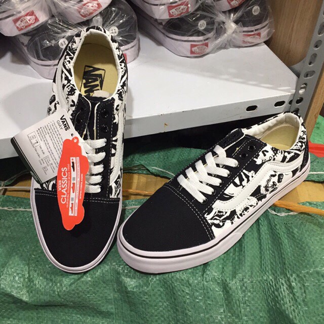 [FullBox &Bill] Giầy sneaker Old skool đầu lâu nam nữ 36-43 | BigBuy360 - bigbuy360.vn