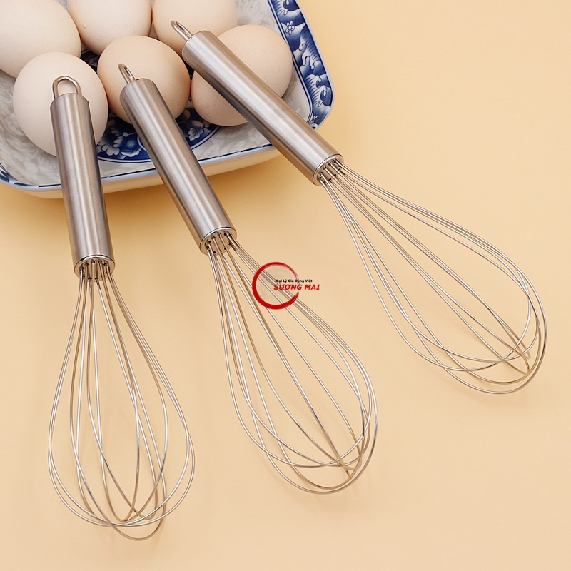 [Giá Sỉ] Phới lồng/Dụng cụ đánh trứng, khuấy trộn bột, đánh bông kem bơ bằng thép không gỉ