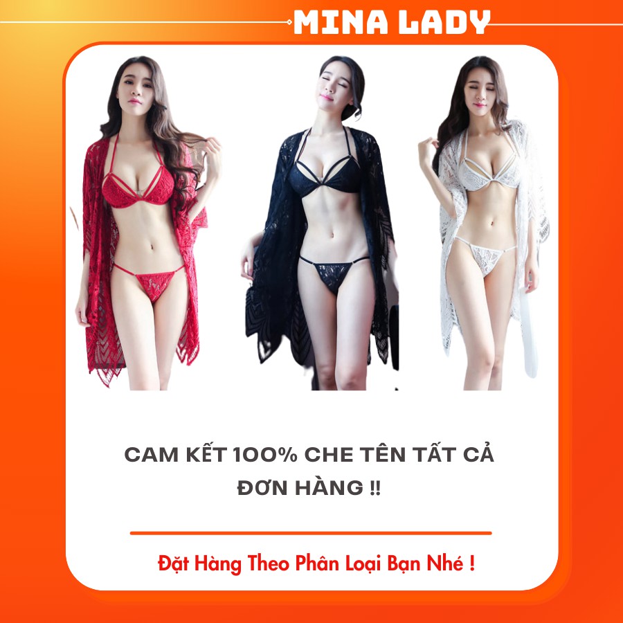 Áo choàng ngủ sexy MINALADY gợi cảm quyến rũ thun lưới sexy dáng đuôi cá (VÁY CỦA SÉT CHOÀNG XỊN)