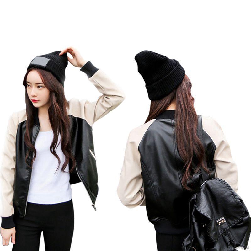Áo khoác da tay dài thời trang cho nữ | BigBuy360 - bigbuy360.vn
