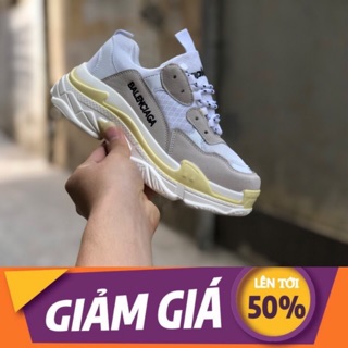 Giày triples trắng vàng siêu hót nam nữ 36-44