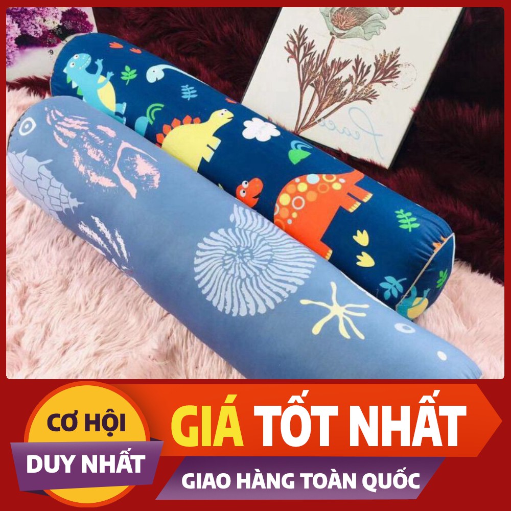 vỏ gối ôm người lớn vải cotton Hàn Quốc - kích thước 35cmx100cm