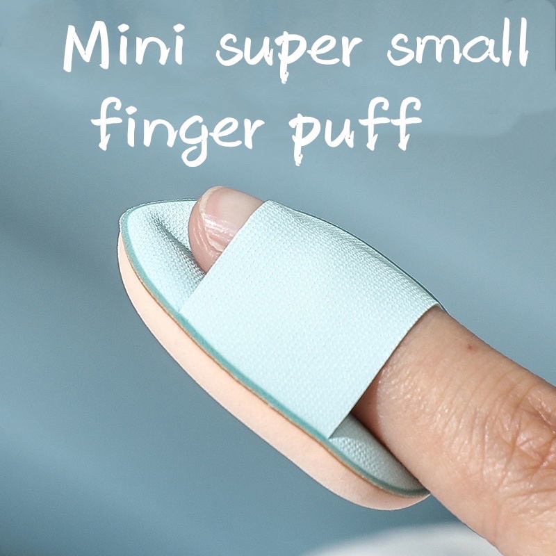 Bông mút trang điểm mini ngón tay tiện lợi