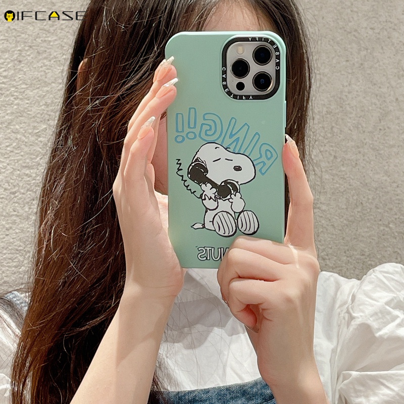 Ốp Điện Thoại Silicon Họa Tiết Chú Chó Snoopy Dễ Thương Cho iPhone 13 12 12 11 Pro Max XS Max XR X 7 8 Plus